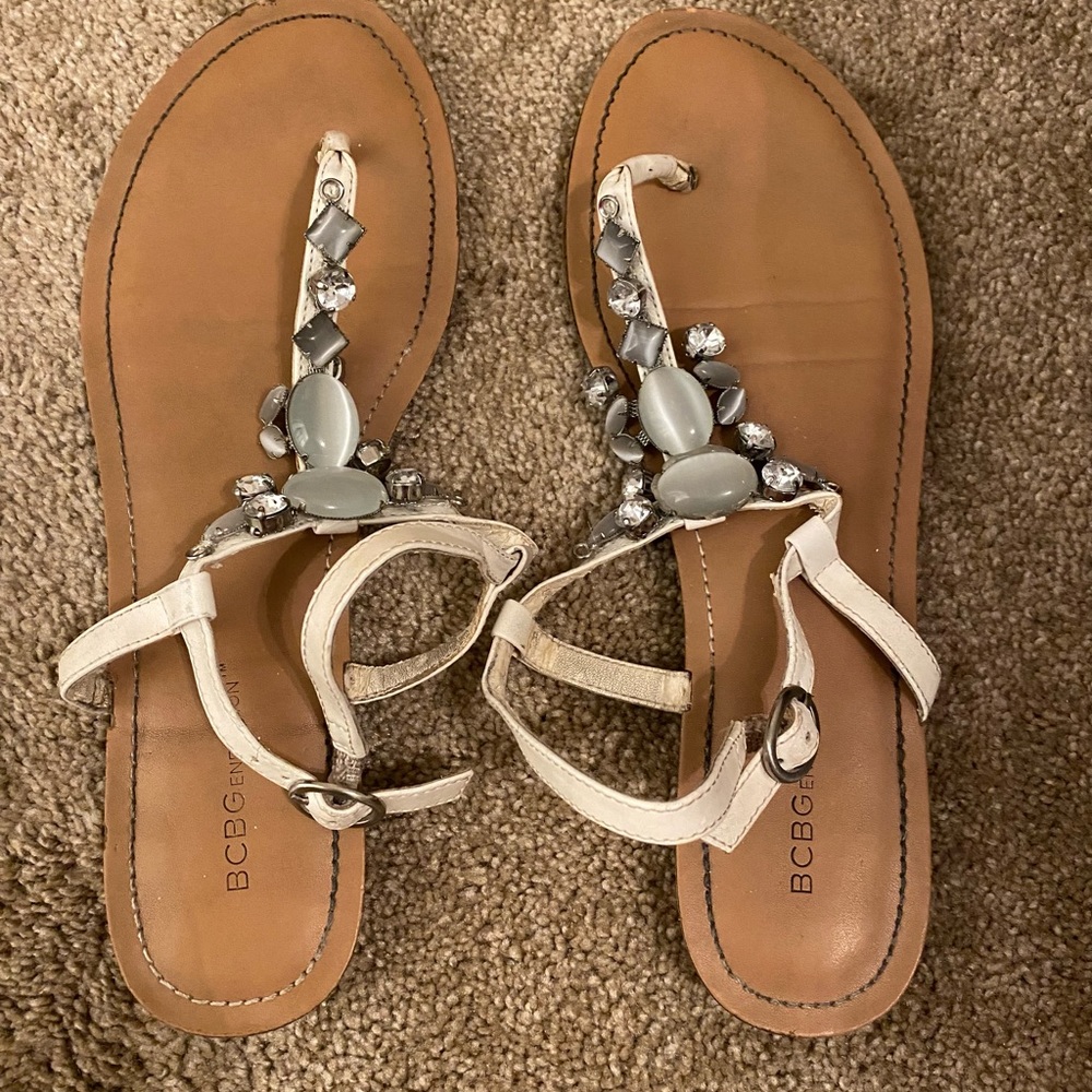 Women’s BCBGeneration white sandals